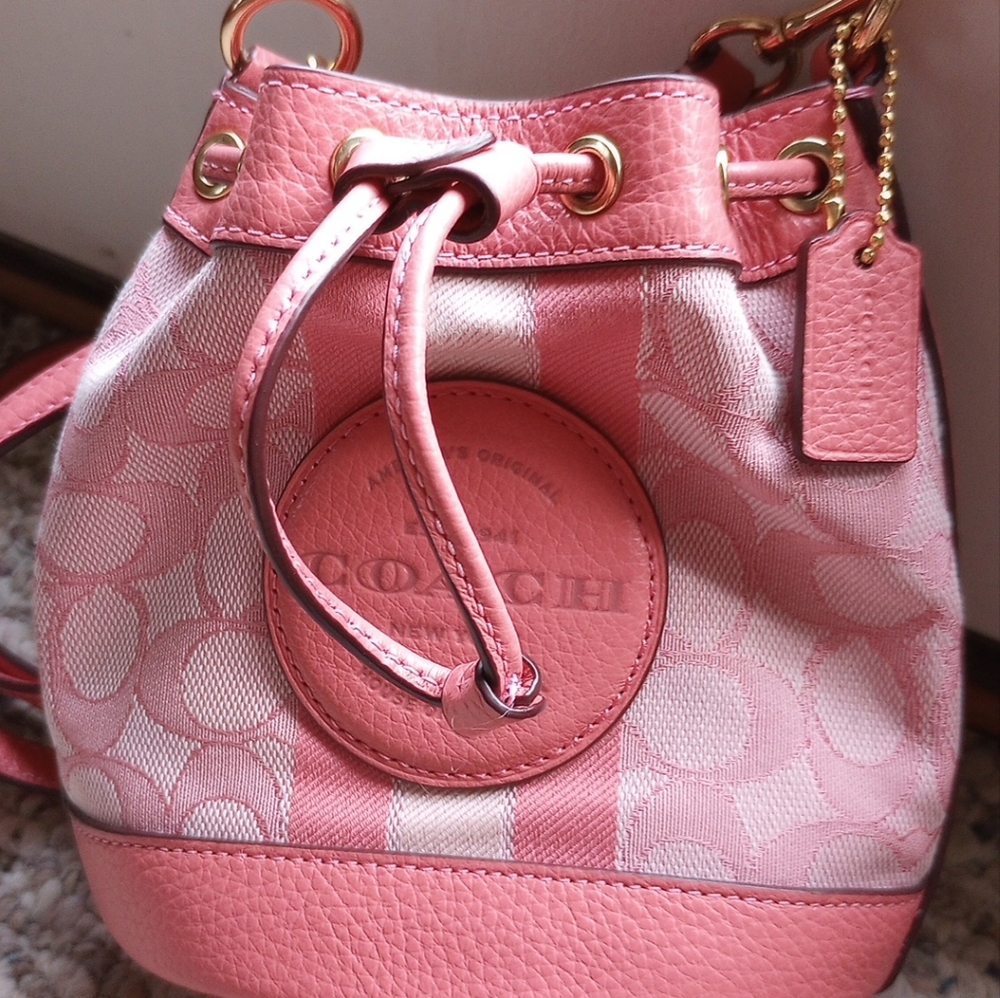 Coach mini bucket bag